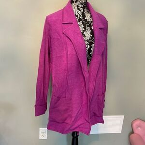 Jones New York Magenta Cardigan 1x NEW